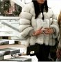 Дамско палто от естествена лисица, снимка 1 - Палта, манта - 17158475