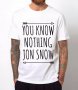 НОВО! Мъжки тениски JON SNOW с GAME OF THRONES ИГРА НА ТРОНОВЕ принт Поръчай тениска по твой дизайн!, снимка 3
