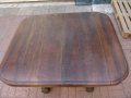 Антикварна масивна маса орех, снимка 2