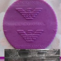 Giorgio Armani Армани Прозрачна релефна текстурна точилка за фондан украса, снимка 1 - Други - 21748546