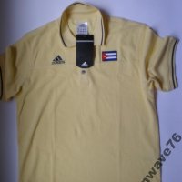 Adidas Cuba flag оригинална спортна риза с къс ръкав М, снимка 1 - Ризи - 24730111