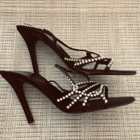 Луксозни сандали KAREN MILLEN , снимка 1 - Дамски обувки на ток - 24939380