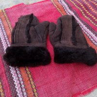 Стари детски кожени ръкавици, снимка 1 - Други ценни предмети - 24279101