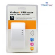 Усилвател дупликатор на безжичен интернет сигнал Wi-fi N 2.4 Ghz рутер разширител, снимка 1 - Рутери - 9906024