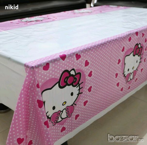 Hello Kitty  Хелоу Кити найлонова покривка за парти рожден ден, снимка 1