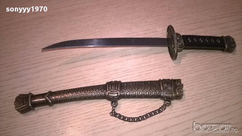 Метален меч с метална кания 24/5см-внос швеицария, снимка 1