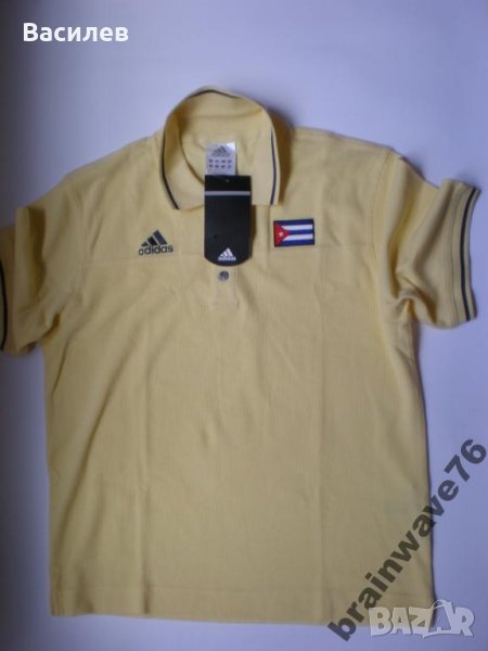 Adidas Cuba flag оригинална спортна риза с къс ръкав М, снимка 1