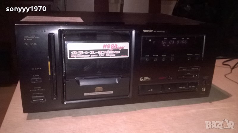 pioneer pd-f706 mega changer 25+1 disc-внос швеицария, снимка 1
