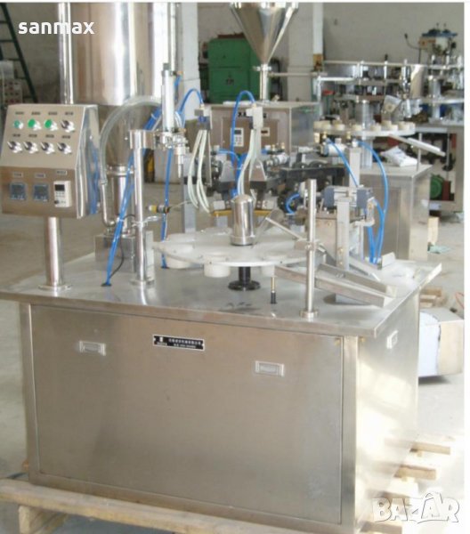 Полуавтоматична машина за пълнене и затваряне на тубички, снимка 1