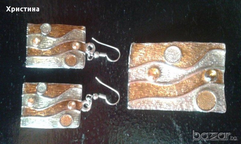комплект обеци и висулка, снимка 1