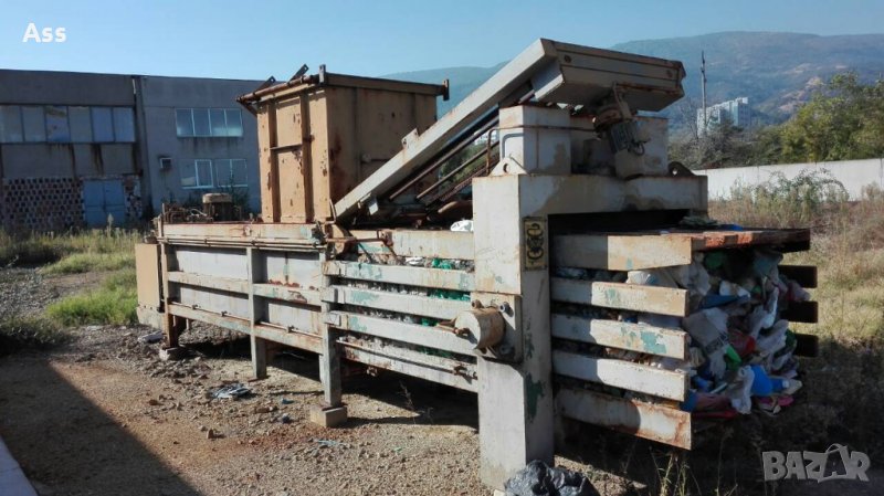 АВТОМАТИЧНА ХИДРАВЛИЧНА ПРЕСА ЗА БАЛИРАНЕ НА НЕМЕТАЛНИ ОТПАДЪЦИ , снимка 1