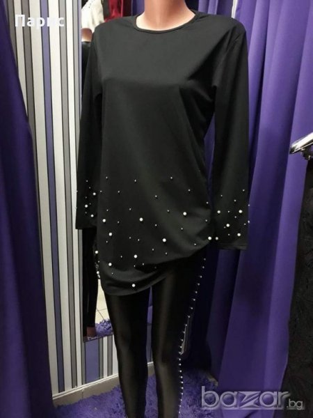 Туника с перли с/м , снимка 1