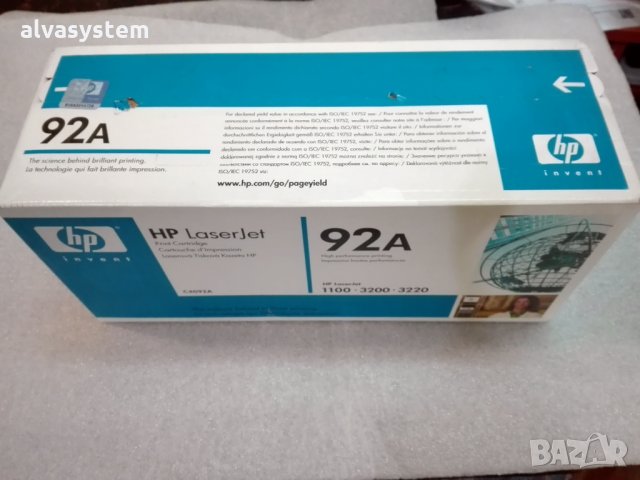 Нова оригинална тонер касета HP 92A, снимка 1 - Консумативи за принтери - 22555441
