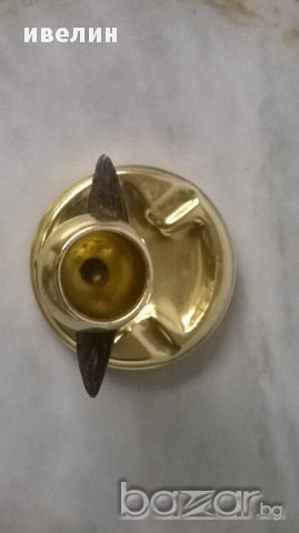 фигуративен пепелни със свещник, снимка 4 - Антикварни и старинни предмети - 17547419