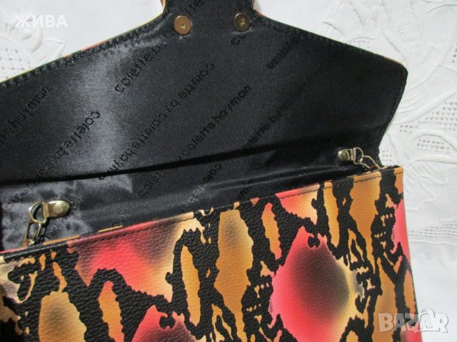 COLETTE by COLETTE HAYMAN дамски клъч, змйски принт , снимка 5 - Чанти - 24504523