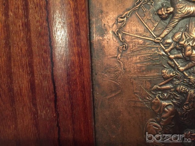 уникална картина от мед, снимка 4 - Антикварни и старинни предмети - 19128080