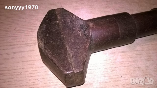 антика-стар немски раздвижен ключ/чук-внос швеицария, снимка 4 - Колекции - 22745511