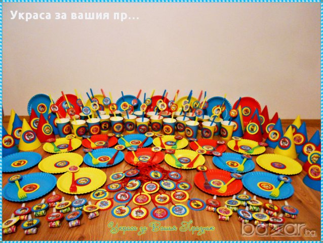 Украса и аксесоари с Пес Патрул /Paw patrol за детски рожден ден
