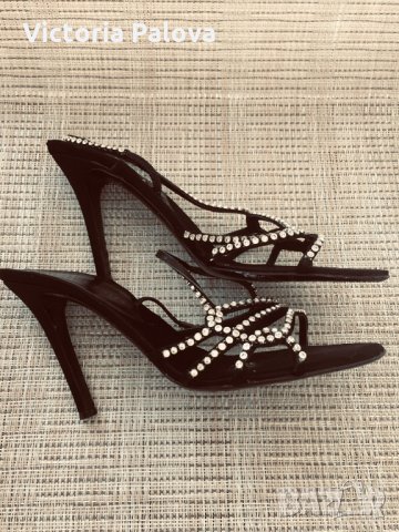 Луксозни сандали KAREN MILLEN , снимка 1 - Дамски обувки на ток - 24939380