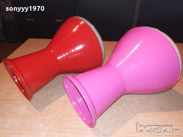  НОВИ ЦВЕТОВЕ-ЧЕРНА СИНЯ ЧЕРНА И ЗЕЛЕНА-26х17см-метални нови от сирия, снимка 8 - Ударни инструменти - 21099938