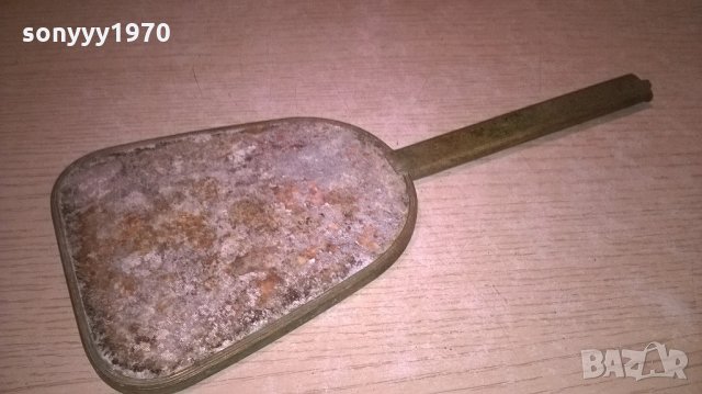 АНТИКА-ретро огледало-внос швеицария-30х12см, снимка 2 - Колекции - 21819943