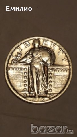 XF USA 1919 QUARTER DOLLAR Scarce