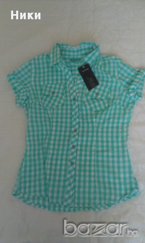 Нова дамска риза с къс ръкав Terranova - размер М, снимка 3 - Ризи - 11095471