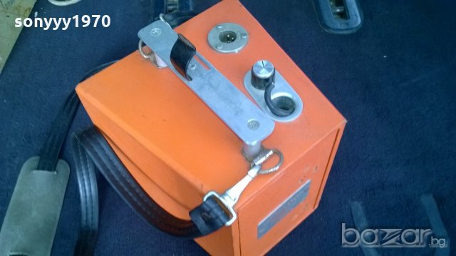 SWISS-преносимо кубе с усилвател и колона-внос швеицария, снимка 2 - Ресийвъри, усилватели, смесителни пултове - 20331529