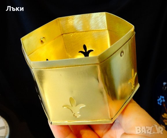 Кандило,кадило от месинг с бурбонска лилия. , снимка 6 - Антикварни и старинни предмети - 21924560