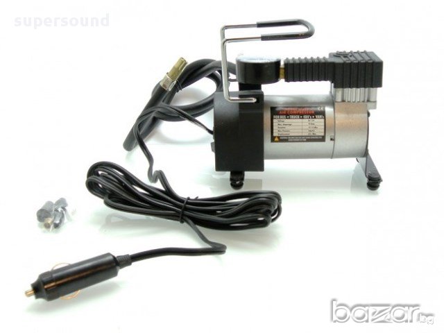 Едноцилиндров автокомпресор за помпане на гуми, снимка 8 - Аксесоари и консумативи - 9727933