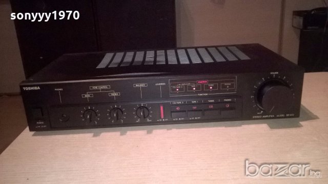 toshiba sb-m12 stereo amplifier-made in japan-внос франция, снимка 3 - Ресийвъри, усилватели, смесителни пултове - 19917995
