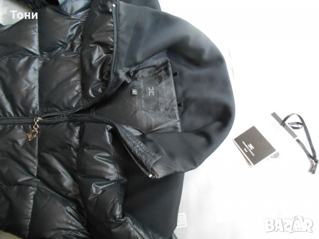 Елегантно черно яке Elisabetta Franchi , снимка 11 - Якета - 21973425