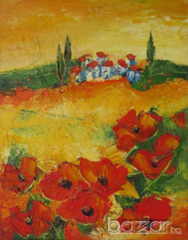 Сън с макове   картина, мак