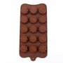 740 Силиконова форма за шоколадови бонбони цветенца и розички, снимка 7