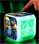 Миниони Despicable Me Alarm часовници с термометър с 7 цвята на дисплея, снимка 3