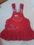 Цикламена джинсова рокличка, снимка 1 - Бебешки рокли - 19531724