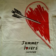 Чисто нова тениска с щампа "Summer Lovers Zakynthos", снимка 1 - Тениски - 16027565