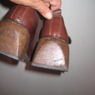 ЕСТЕСТВЕНА КОЖА обувки 36 1/2 стелка 23 см, снимка 3 - Дамски обувки на ток - 15037315