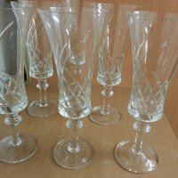 кристални чаши , снимка 1 - Антикварни и старинни предмети - 24963943