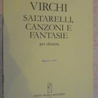 Книга "SALTARELLI,CANZONI E FANTASIE per chitarra" - 24 стр., снимка 1 - Специализирана литература - 15858761