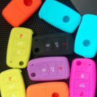 Силиконов калъф за ключ,дистанционно,кутийка за Vw,Audi,Seat,Skoda , снимка 2 - Аксесоари и консумативи - 11609485