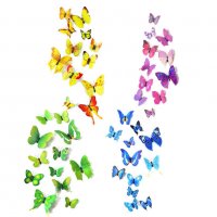 Декоративни 3D пеперуди за стена, снимка 1 - Декорация за дома - 25886228