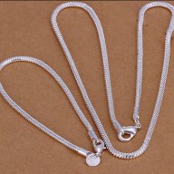 Сребърен комплект - Вариант 2, снимка 1 - Бижутерийни комплекти - 9042154