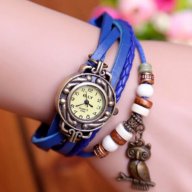 Луксозен ръчен дамски часовник гривна + подаръчна кутийка БЕЗПЛАТНА, снимка 1 - Дамски - 15980583