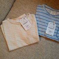 2 тениски Zara 3-4 г., снимка 1 - Детски тениски и потници - 24271259
