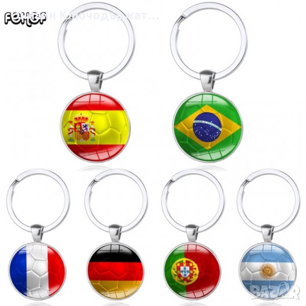 Ключодържател Футболно Знаме, снимка 1