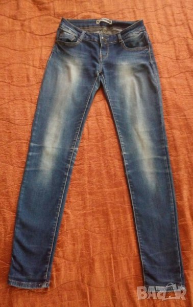 Дамски сини дънки, снимка 1