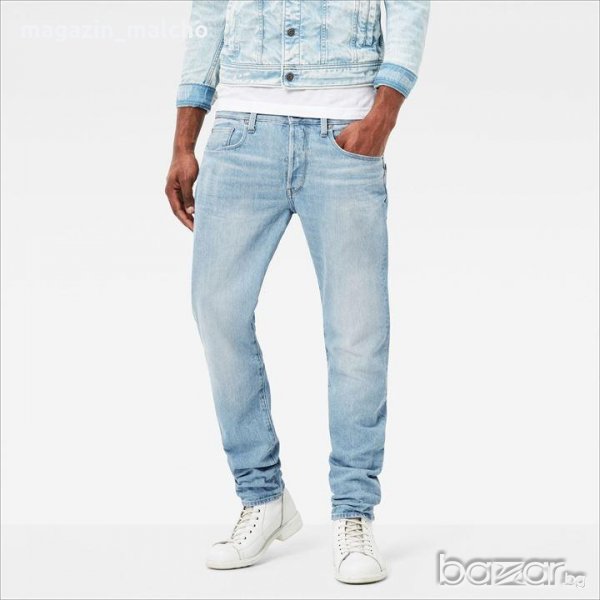 Мъжки Дънки - G-Star RAW 3301 Tapered; размери: W32 L34, снимка 1