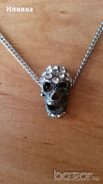 Колие с череп, снимка 1