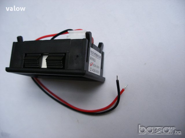 Волтметър променливо напрежение AC 60 - 500v панелен цифров дигитален, снимка 6 - Други инструменти - 10763336